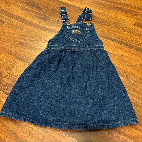 Osh Kosh B’Gosh vintage denim overall dress - Picture 1 of 5
